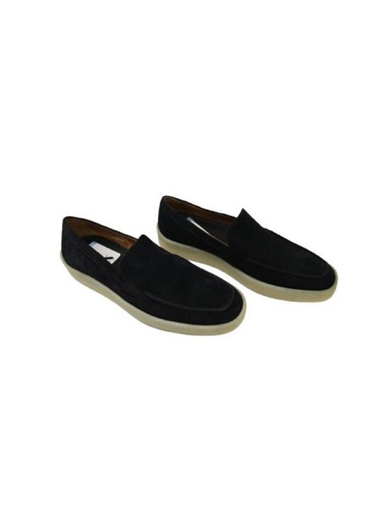 BOSS Nubuck Loafer With Rubber Sole Slip On Black Men\'s Size 41 Casual Soft main image 6